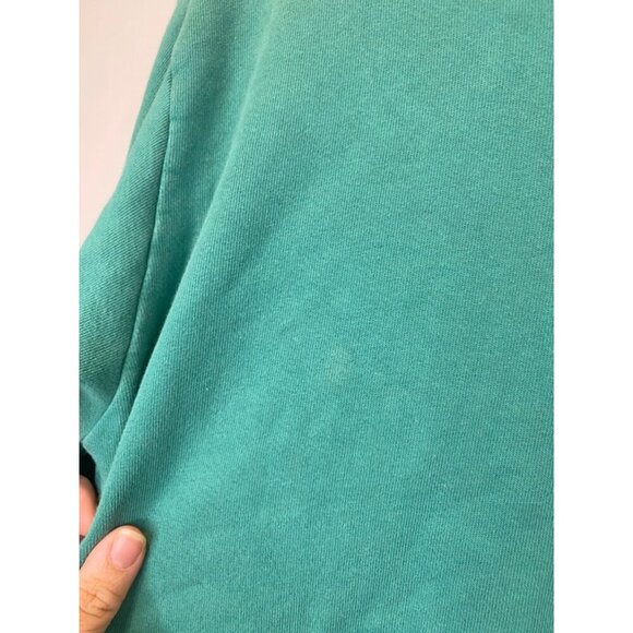 Outdoor Voices Green Crewneck Pullover Cropped Sweatshirt Size Medium - Picture 4 of 7